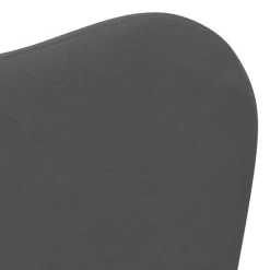 vidaXL Sofá cama infantil felpa suave gris Antracita New