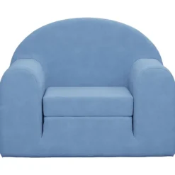 Niños vidaXL Mobiliario Para Bebés Y Niños Pequeños-Sofá cama infantil felpa suave