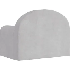 vidaXL Sofá cama infantil felpa suave Gris claro Online