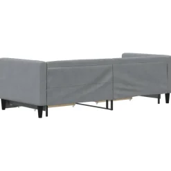 vidaXL Camas Y Accesorios-Sofá cama nido con cajones tela 80x200 cm