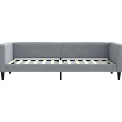 vidaXL Camas Y Accesorios-Sofá cama nido con cajones tela 80x200 cm