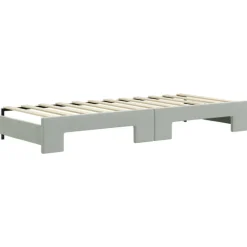 vidaXL Camas Y Accesorios-Sofá cama nido con cajones terciopelo 80x200 cm