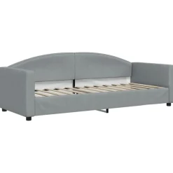 vidaXL Camas Y Accesorios-Sofá cama nido con colchón tela 80x200 cm