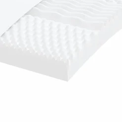 vidaXL Sofá cama nido con colchón tela 80x200 cm Crema