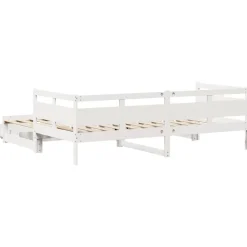 vidaXL Camas Y Accesorios-Sofá cama nido con cajones sin colchón 90x200 cm