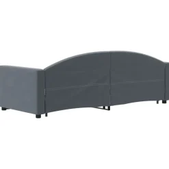 vidaXL Camas Y Accesorios-Sofá cama nido con cajones terciopelo 80x200 cm