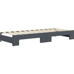 vidaXL Camas Y Accesorios-Sofá cama nido con cajones terciopelo 80x200 cm