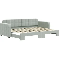 vidaXL Camas Y Accesorios-Sofá cama nido terciopelo 80x200 cm