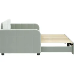 vidaXL Camas Y Accesorios-Sofá cama nido terciopelo 80x200 cm
