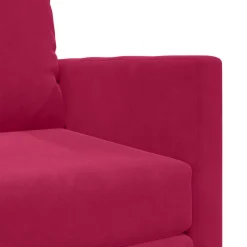 vidaXL Sofá cama Rojo vino 74 x 77 x 81 cm Terciopelo Rojo vino tinto Hot