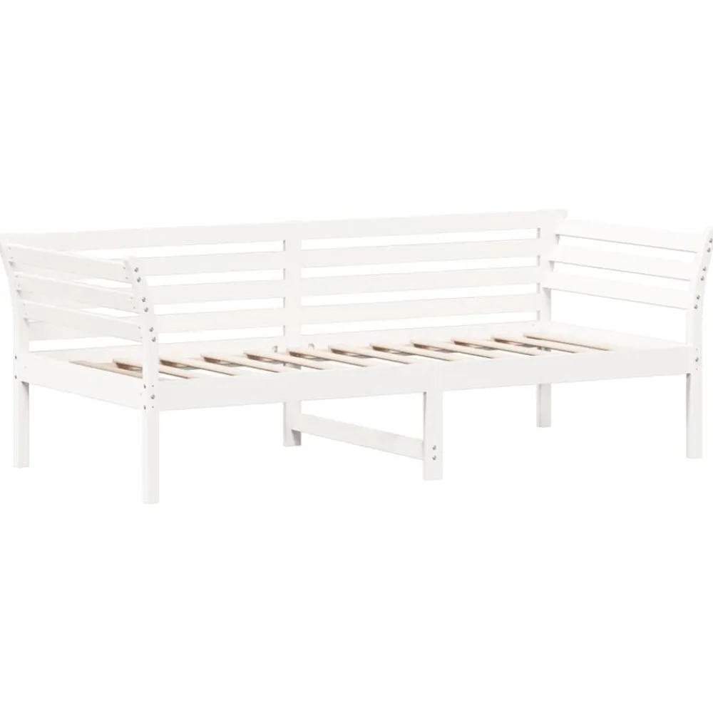 vidaXL Camas Y Accesorios-Sofá cama sin colchón madera maciza de pino 80x200 cm