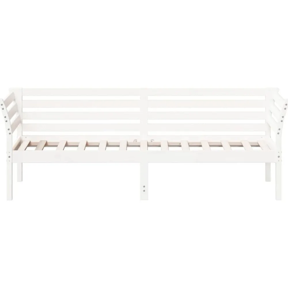 vidaXL Camas Y Accesorios-Sofá cama sin colchón madera maciza de pino 80x200 cm
