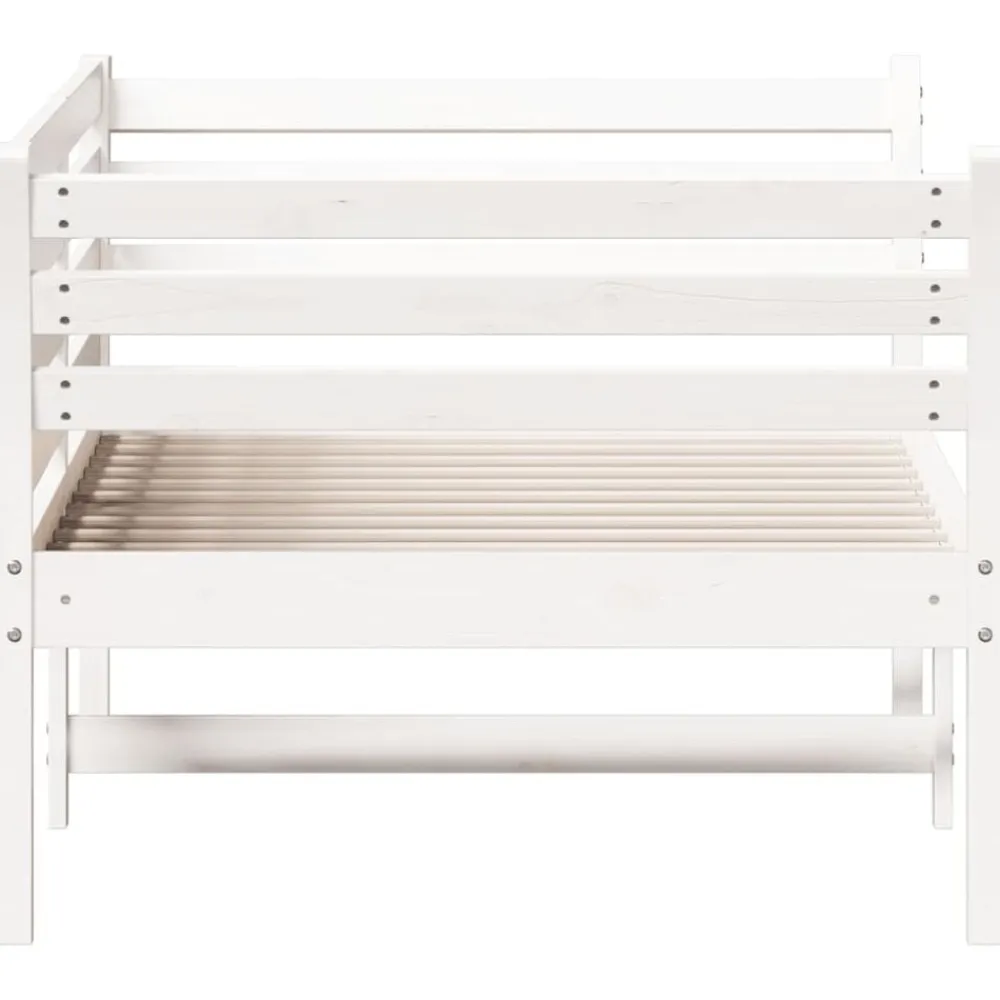 vidaXL Camas Y Accesorios-Sofá cama sin colchón madera maciza de pino 80x200 cm