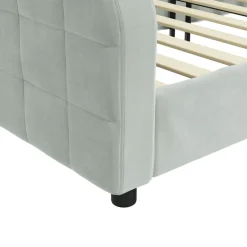 vidaXL Camas Y Accesorios-Sofá cama sin colchón terciopelo 80x200 cm