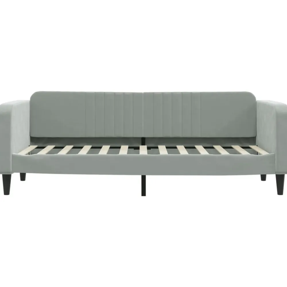 vidaXL Camas Y Accesorios-Sofá cama sin colchón terciopelo 80x200 cm