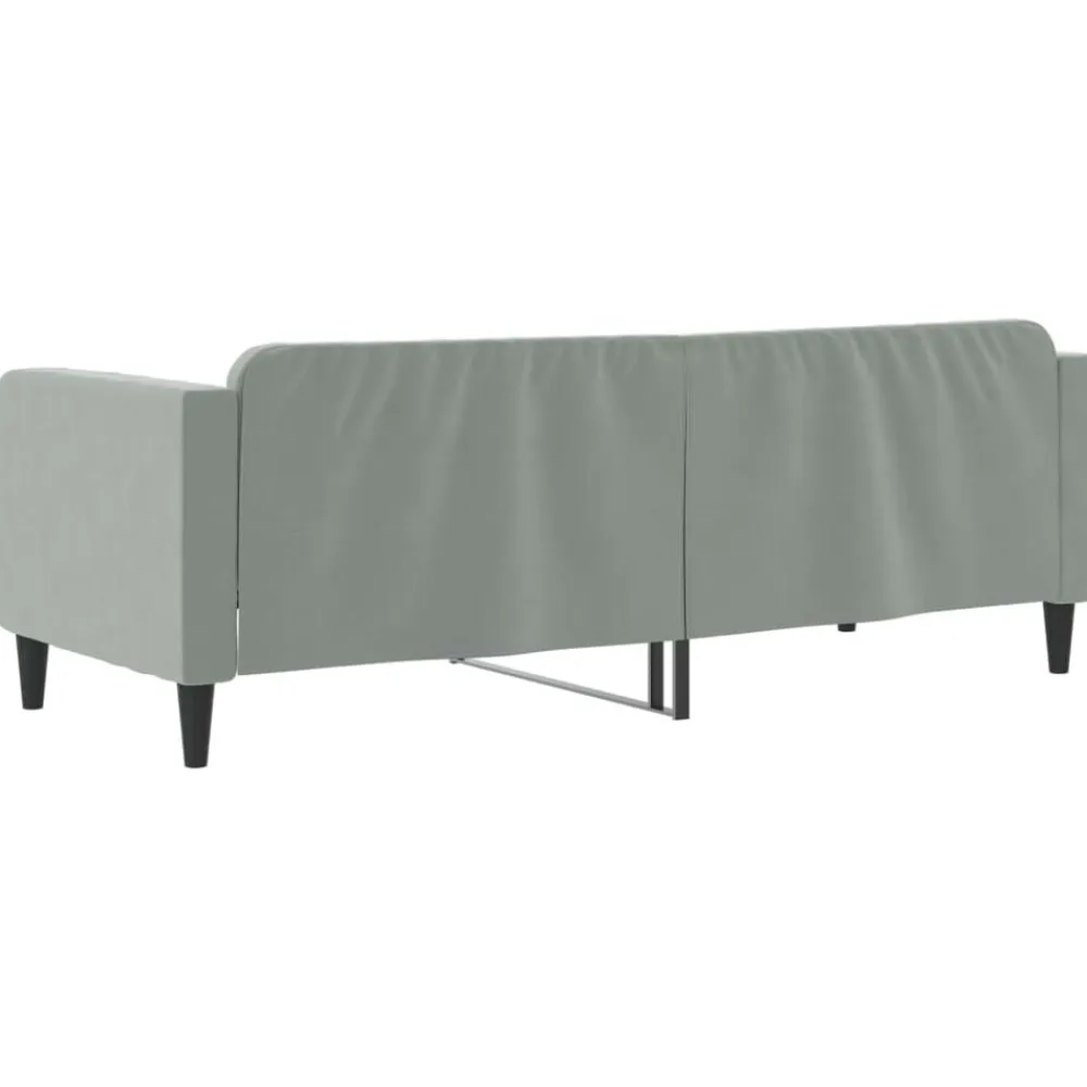 vidaXL Camas Y Accesorios-Sofá cama sin colchón terciopelo 80x200 cm