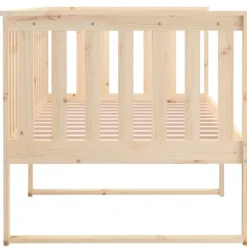 vidaXL Sofá cama sin colchón madera maciza de pino 90x200 cm Natural Best