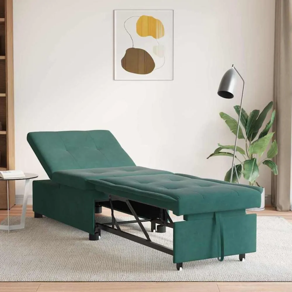vidaXL Sofás-Sofá cama 194 x 67 x 82 cm Terciopelo