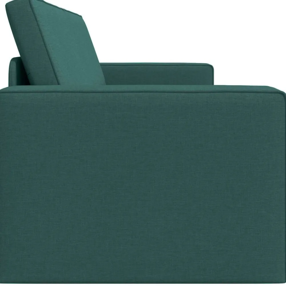 vidaXL Sofá cama 245 x 78 x 77 cm tela Verde oscuro Discount