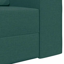 vidaXL Sofá cama 245 x 78 x 77 cm tela Verde oscuro Discount