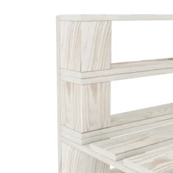 vidaXL Muebles De Jardín-Sofá central de palés para jardín madera