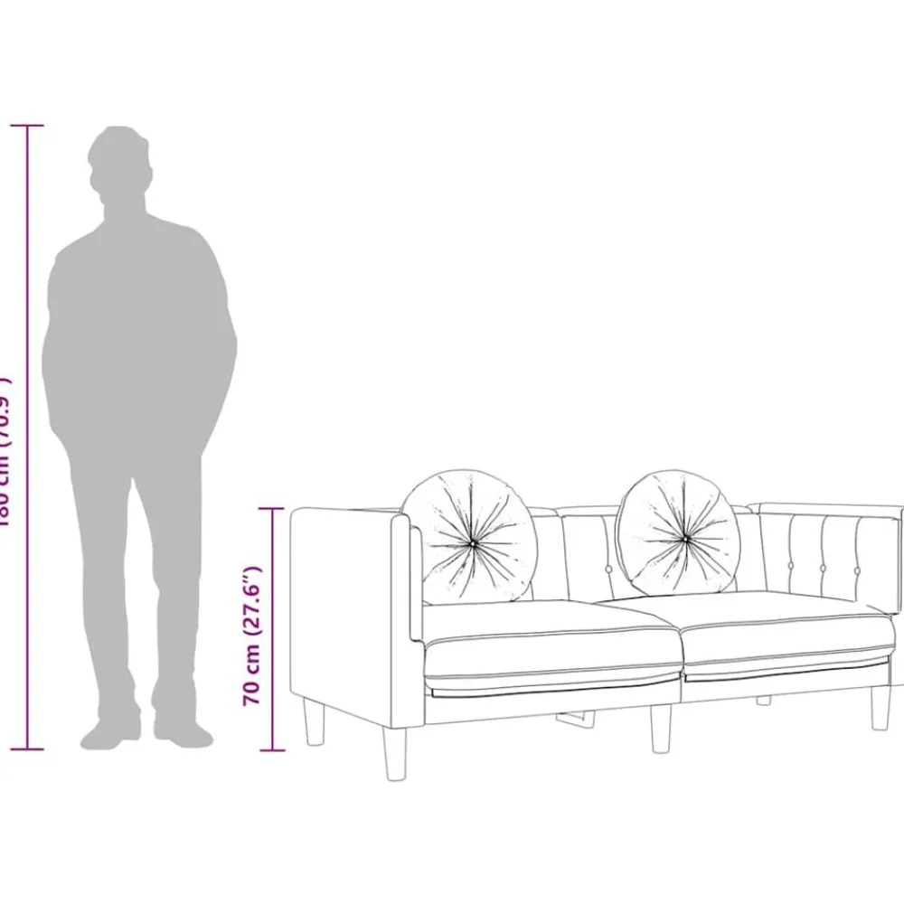 vidaXL Sofá con cojines 3 plazas terciopelo Gris oscuro