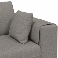 vidaXL Sofás-Sofá con cojín 3 pcs tela