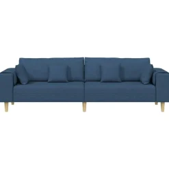 vidaXL Sofás-Sofá con cojín 250 x 77 x 76 cm tela