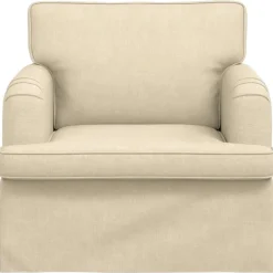 vidaXL Sofá 84 x 80 x 85 cm tela Crema New