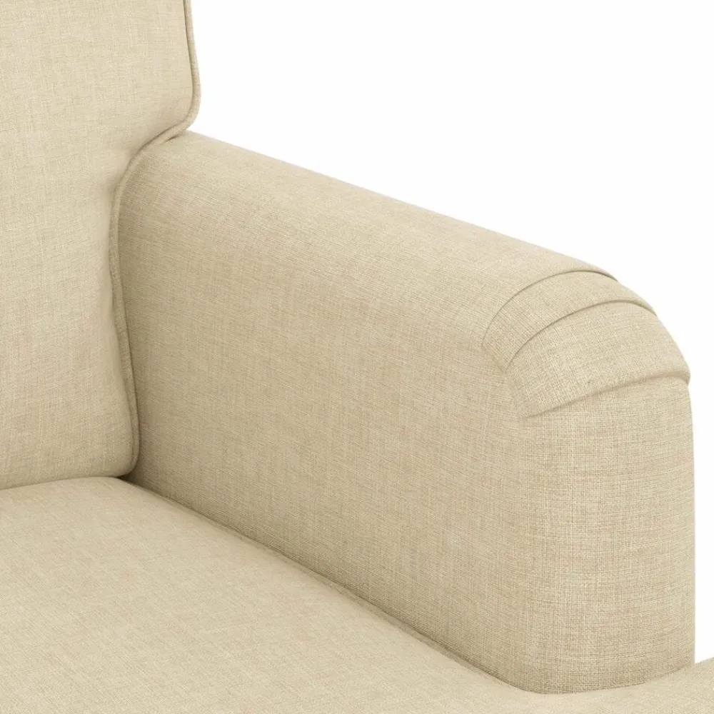 vidaXL Sofá 84 x 80 x 85 cm tela Crema New