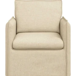 vidaXL Sofá 195 x 82 x 85 cm tela Crema New