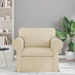vidaXL Sofás-Sofá 95 x 82 x 80 cm tela
