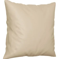 vidaXL Sofá de 2 plazas con cojines tela microfibra color 120 cm Crema