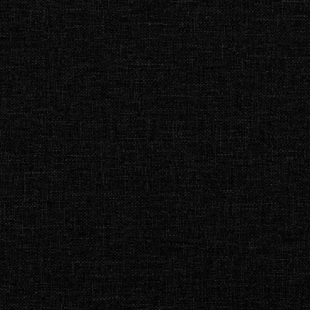vidaXL Sofá de 2 plazas con cojines tela 120 cm Negro Outlet