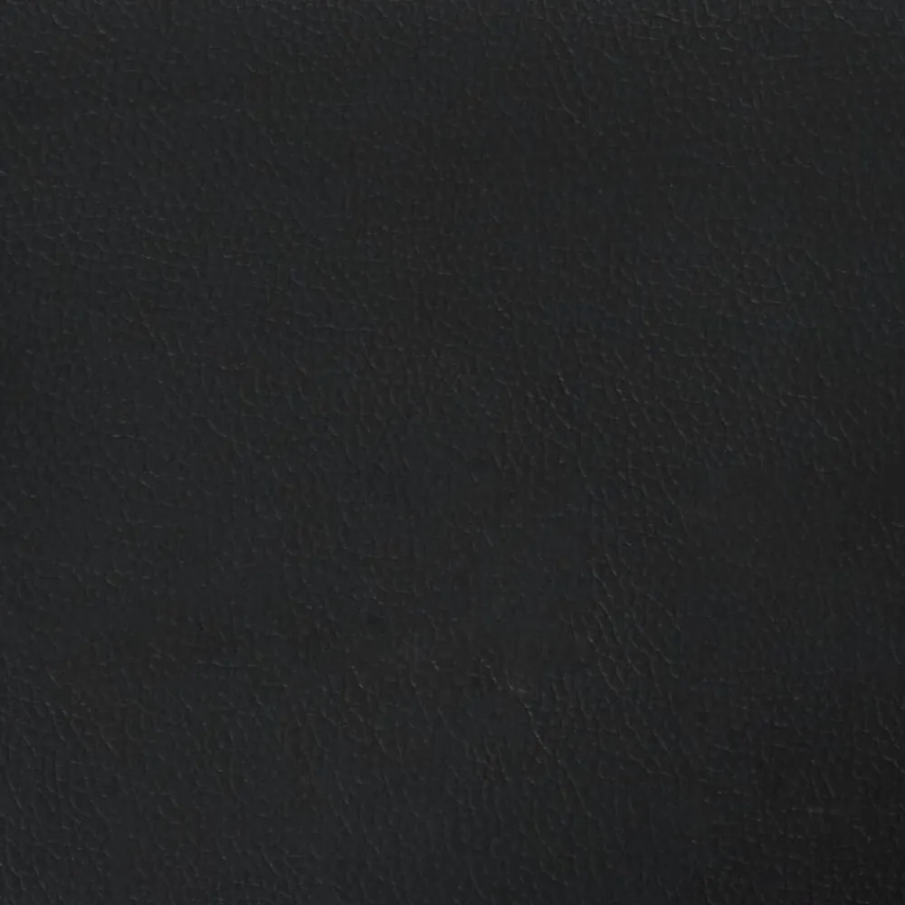 vidaXL Sofá de 2 plazas con cojines cuero sintético 120 cm Negro Outlet