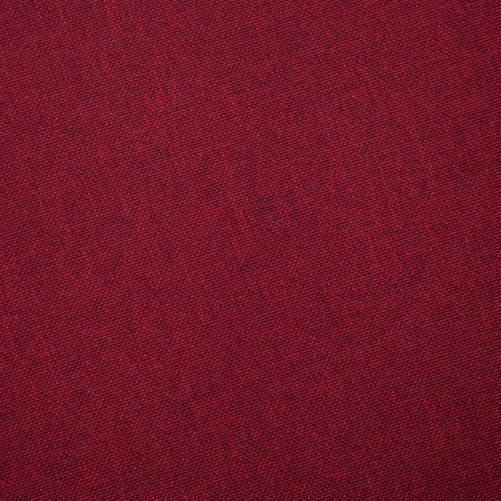 vidaXL Sofá de 3 plazas de tela color vino tinto Rojo New