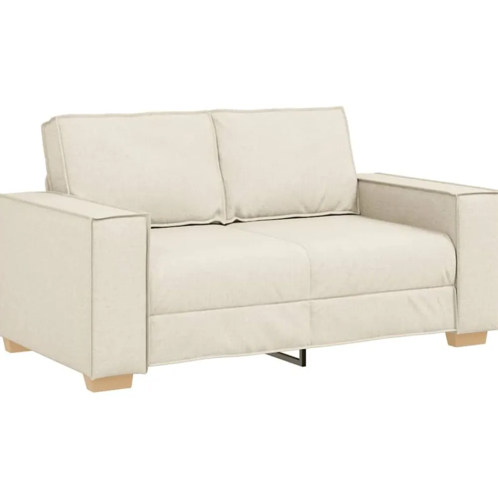 vidaXL Sofá de 2 plazas de lino, 160x78x84 cm Sale