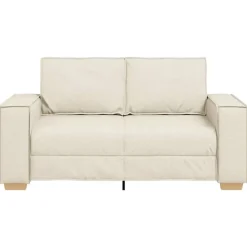 vidaXL Sofá de 2 plazas de lino, 160x78x84 cm Sale