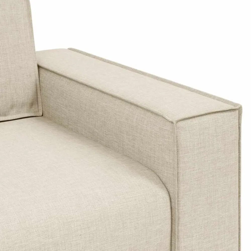 vidaXL Sofá de 2 plazas de lino, 160x78x84 cm Sale