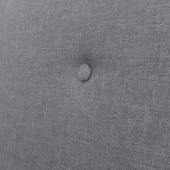 vidaXL Sofá de 3 plazas de tela Gris claro Discount
