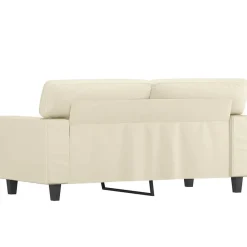 vidaXL Sofás-Sofá de 2 plazas de cuero sintético color 120 cm