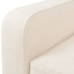 vidaXL Sofá de 2 plazas tela Blanco crema Discount