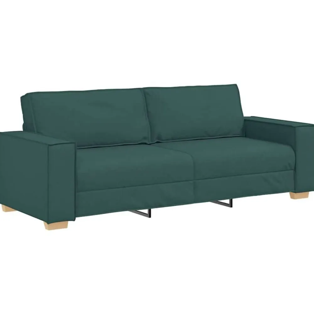 vidaXL Sofás-Sofá de 3 plazas 220 cm tela
