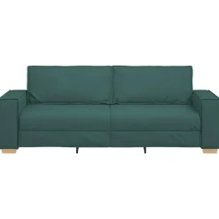 vidaXL Sofás-Sofá de 3 plazas 220 cm tela
