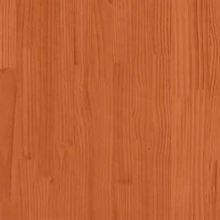 vidaXL Sofá de esquina de jardín y cojines madera pino marrón cera Marr&oacute;n cera Outlet