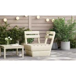 vidaXL Muebles De Jardín-Sofá de esquina seccional de palets madera abeto impregnada