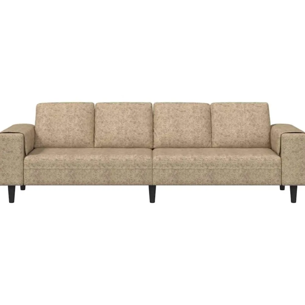 vidaXL Sofá de sala 250 x 77 x 76 cm Gris claro Clearance