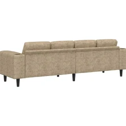 vidaXL Sofá de sala 250 x 77 x 76 cm Gris claro Clearance
