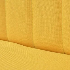 vidaXL Sofá de tela 117x55,5x77 cm Amarillo Outlet