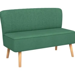 vidaXL Sofás-Sofá de tela 117x55,5x77 cm